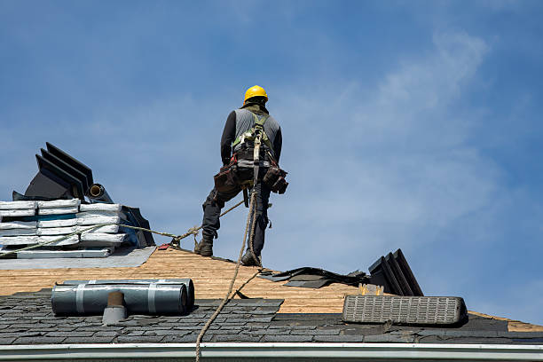 Professional Metal Roofing technician working in Perkinsville, NY